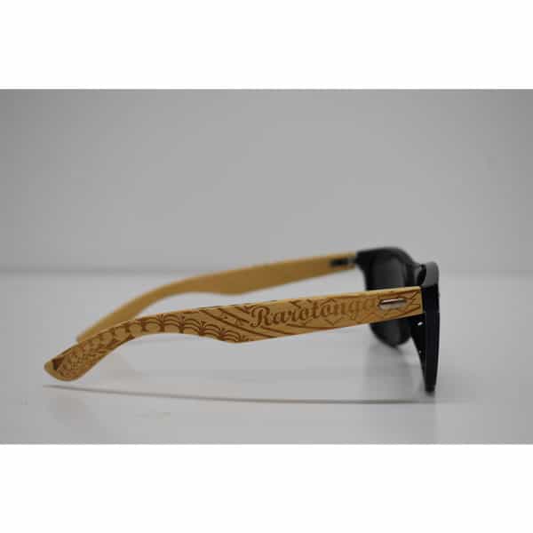 Engraved sunglasses side view