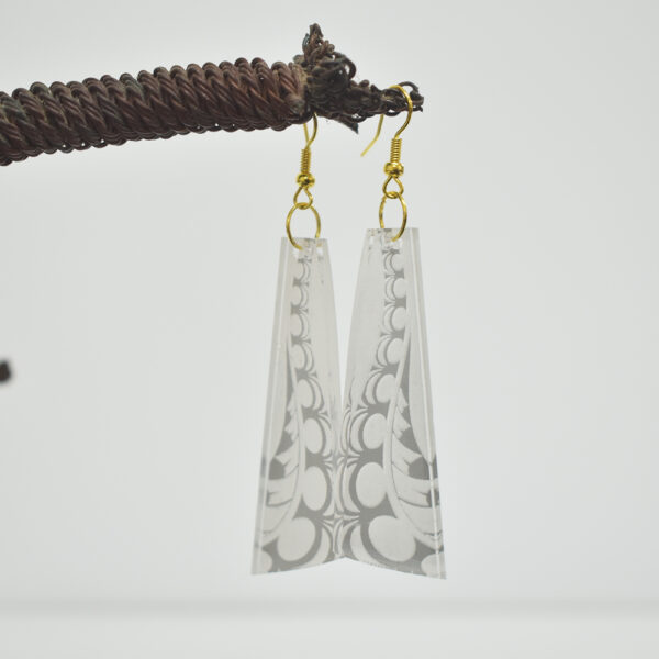 Silver Tikitiki Tangata Tattoo Long earrings