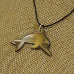 Abalone Shell Dolphin Pendant