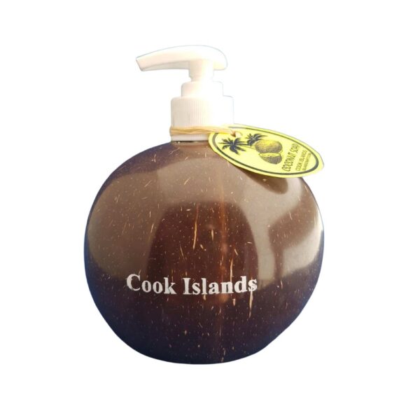 coconut shell soap dispenser cook islands