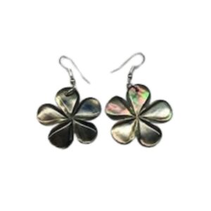 mother of pearl shell tipani earring