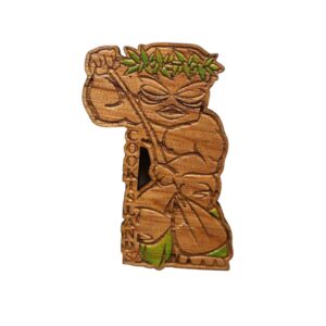 wooden tangaroa profile magnet