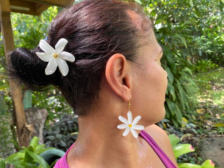 polynesian style earrings